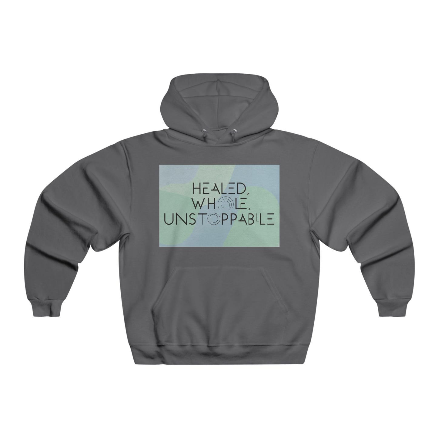 Healed Whole Unstoppable-Men's NUBLEND® Hoodie, Premium Fleece Sweatshirt for Outdoor and Casual Wear