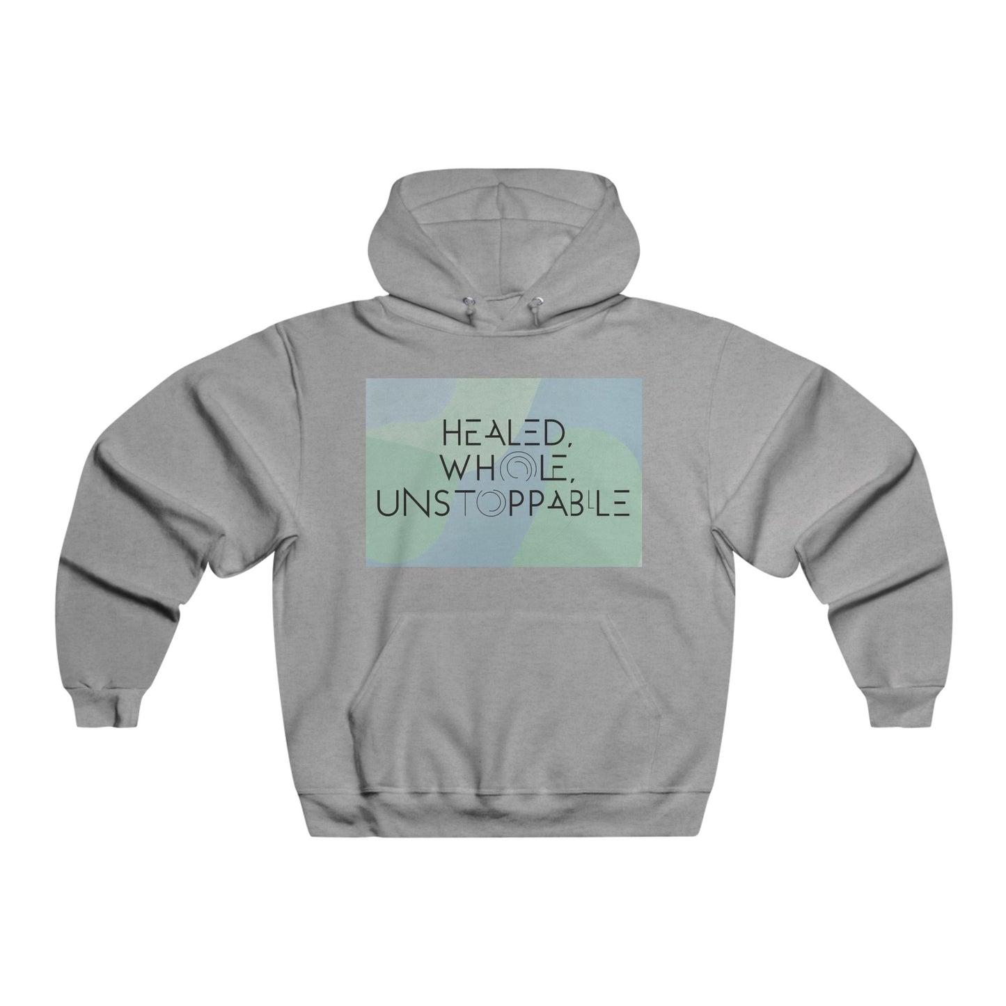 Healed Whole Unstoppable-Men's NUBLEND® Hoodie, Premium Fleece Sweatshirt for Outdoor and Casual Wear